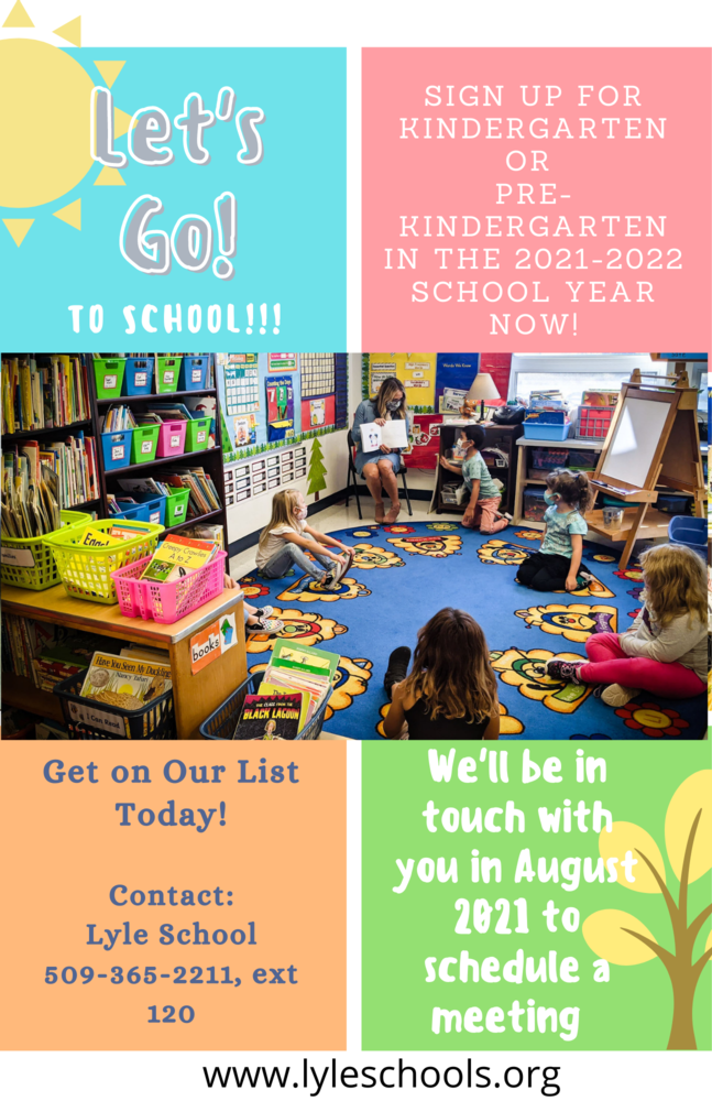 Kindergarten registration flyer