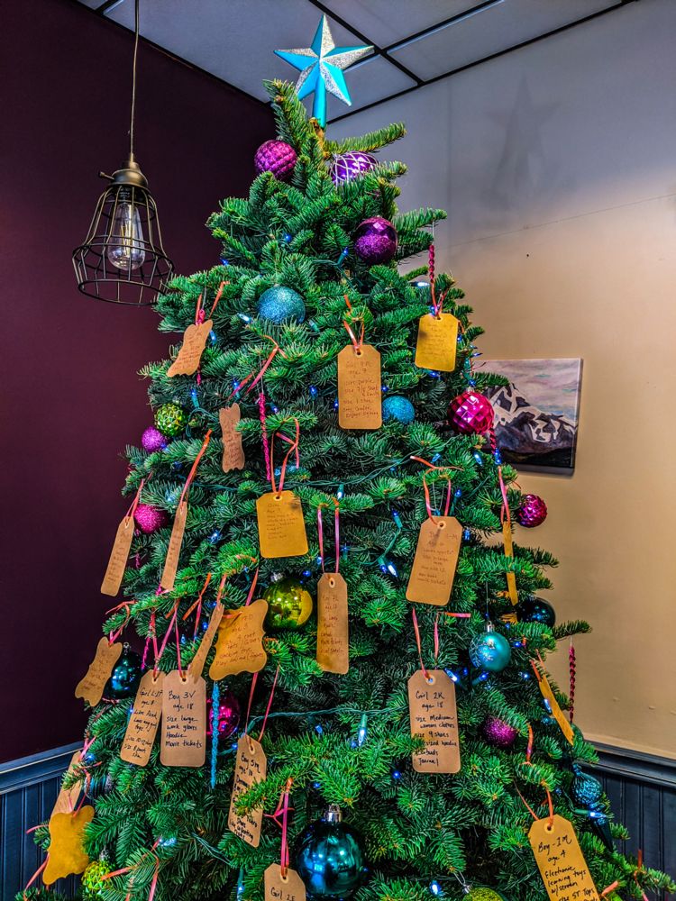 Giving Tree at Mugs Coffee